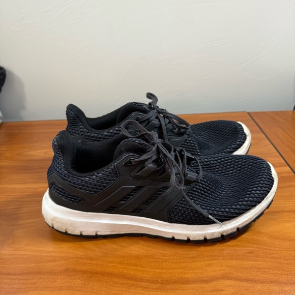 Adidas Ultimashow Black and White Running Shoes Mesh Comfort FU7638 Mens 12 - Picture 3 of 8